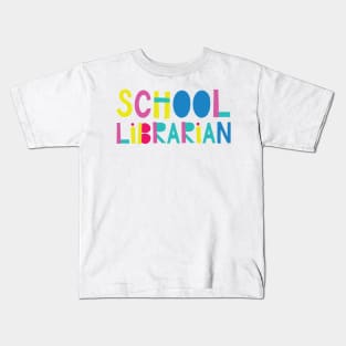 School Librarian Gift Idea Cute Back to School Kids T-Shirt